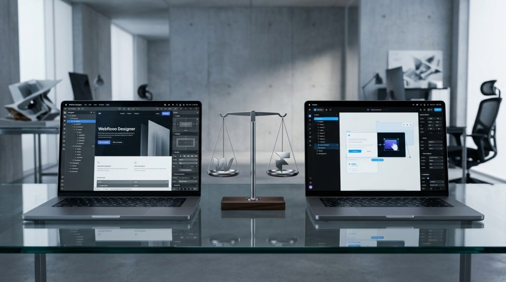 Webflow vs Framer Modern Design Tools