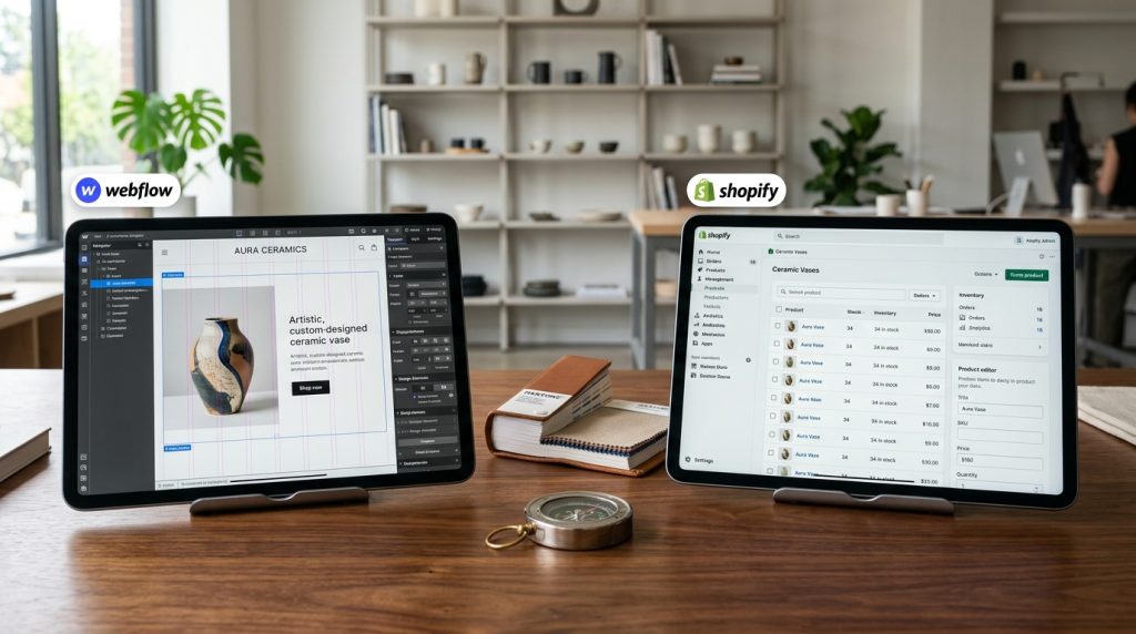 Webflow vs Shopify For E-commerce